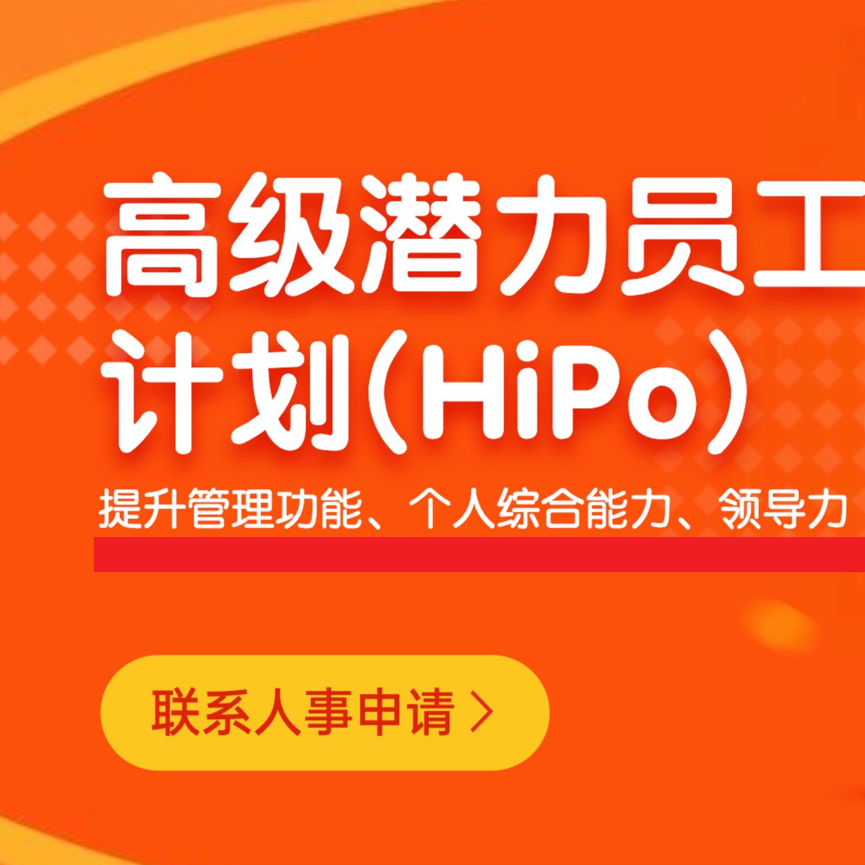 高級潛力員工培訓計劃